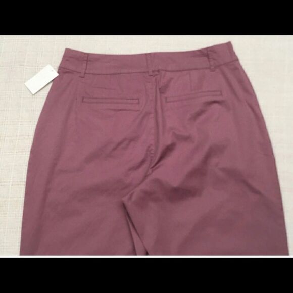 🛍A New Day Ankle Length Pants Lilac High Rise Cuffed Stretch, Pleated, Various - Picture 6 of 12